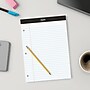 Staples Double-Sheet Notepad, 8.5" x 11.75", Letter Size, White, 100 Sheets/Pad (20-244)~#|#~s1212556_sc7