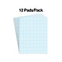 Staples Graph Pad, 8.5" x 11" (US letter), Graph Ruled, White, 50 Sheets/Pad, 6 Pads/Pack (35705)~#|#~s1212584_sc7