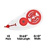 Staples Correction Tape, White, 10/Pack (ST59822/51666)~#|#~s1212626_sc7