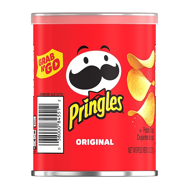 Pringles Grab & Go Chips, Original, 1.3 Oz.,  (PO12N) image 1