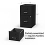 Staples 2-Drawer Light Duty Vertical File Cabinet, Locking, Letter, Black, 18"D (52142)~#|#~s1212846_sc7