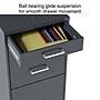 Staples 3-Drawer Mobile Vertical File Cabinet, Letter Size, Lockable, 26.8"H x 14.3"W x 18.9"D, Charcoal (ST52154-CC)~#|#~s1212858_sc7