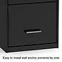 Staples 3-Drawer Vertical File Cabinet, Letter Size, Lockable, 34.9"H x 14.3"W x 18.9"D, Black (ST52151-CC)~#|#~s1212865_sc7