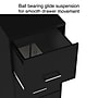 Staples 4-Drawer Vertical File Cabinet, Letter Size, Lockable, 45.8"H x 14.3"W x 18.9"D, Black (ST52152-CC)~#|#~s1212876_sc7