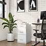 Staples 3-Drawer Mobile Vertical File Cabinet, Letter Size, Lockable, 26.9"H x 14.3"W x 18.9"D, White (ST52144-CC)~#|#~s1212882_sc7
