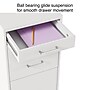 Staples 3-Drawer Mobile Vertical File Cabinet, Letter Size, Lockable, 26.9"H x 14.3"W x 18.9"D, White (ST52144-CC)~#|#~s1212885_sc7