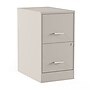 Staples 2-Drawer Light Duty Vertical File Cabinet, Locking, Letter, Putty, 22"D (52146)~#|#~s1212887_sc7