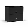 Staples 2-Drawer Lateral File Cabinet, Letter/Legal Size, Lockable, 27.3"H x 29.8"W x 20.6"D, Black (ST52141-CC)~#|#~s1212892_sc7