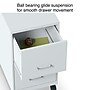 Staples 2-Drawer Mobile Vertical File Cabinet, Letter Size, Lockable, 26.3"H x 14.3"W x 18.9"D, Gray (ST60053-CC)~#|#~s1212912_sc7