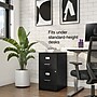 Staples 2-Drawer Light Duty Vertical File Cabinet, Locking, Letter, Black, 18"D (52142)~#|#~s1212919_sc7