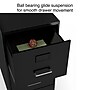 Staples 2-Drawer Light Duty Vertical File Cabinet, Locking, Letter, Black, 18"D (52142)~#|#~s1212920_sc7