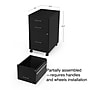 Staples 3-Drawer Mobile Vertical File Cabinet, Letter Size, Lockable, 25.7"H x 14.3"W x 19.9"D, Black (ST52156-CC)~#|#~s1212939_sc7