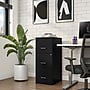 Staples 3-Drawer Vertical File Cabinet, Letter Size, Lockable, 34.9"H x 14.3"W x 18.9"D, Black (ST52151-CC)~#|#~s1212950_sc7