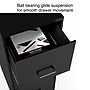 Staples 3-Drawer Vertical File Cabinet, Letter Size, Lockable, 34.9"H x 14.3"W x 18.9"D, Black (ST52151-CC)~#|#~s1212952_sc7