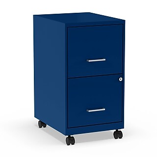 Staples 2-Drawer Vertical File Cabinet, Letter Size, Lockable