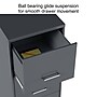Staples 4-Drawer Vertical File Cabinet, Letter Size, Lockable, 45.8"H x 14.3"W x 18.9"D, Charcoal (ST52148-CC)~#|#~s1212959_sc7