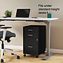 Staples 3-Drawer Mobile Vertical File Cabinet, Letter Size, Lockable, 25.7"H x 14.3"W x 19.9"D, Black (ST52156-CC)~#|#~s1212963_sc7