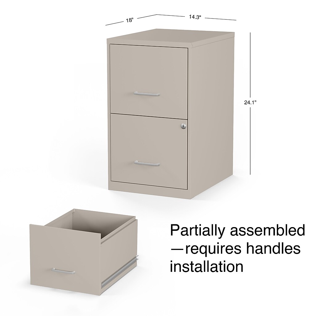 Product dimensions: 18" depth, 14.3" width, 24.1" height