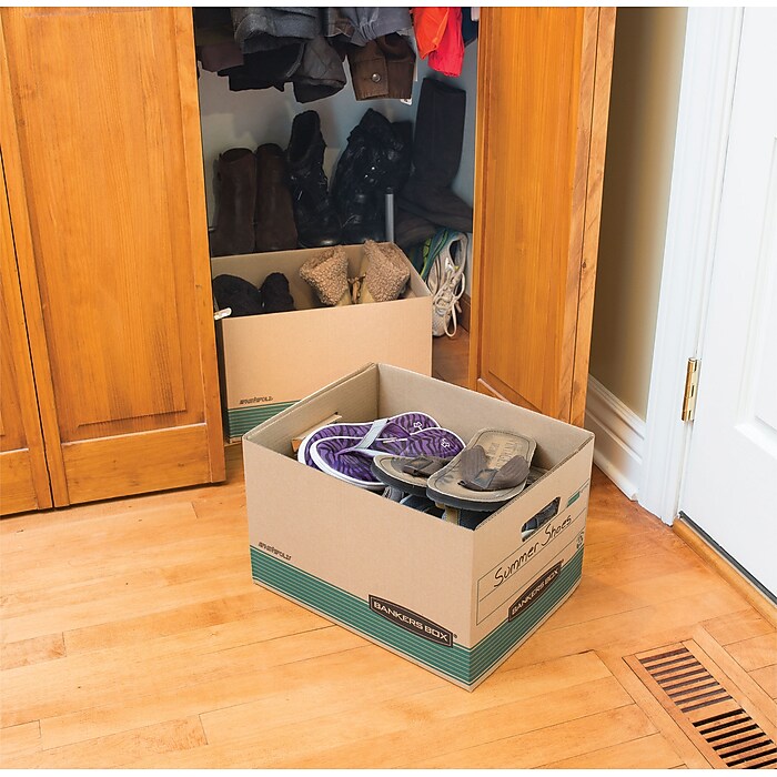 Bankers Box Medium-Duty Recycled FastFold File Storage Boxes