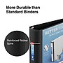 Staples Heavy Duty 2" 3-Ring Better Binder, D-Ring, Black (ST55871-CC)~#|#~s1213824_sc7