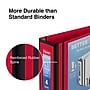 Staples Heavy Duty 4" 3-Ring Better Binder, D-Ring, Red (ST55815-CC)~#|#~s1213853_sc7