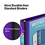 Staples 1 1/2" 3-Ring Better Binder, Purple (19061)~#|#~s1213884_sc7