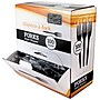 Berkley Square Dispens-A-Fork Plastic Forks, Medium-Weight, Black, 100/Box (1223002)~#|#~s1213962_sc7