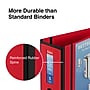 Staples Heavy Duty 5" 3-Ring Better Binder, D-Ring, Red (ST55818-CC)~#|#~s1213969_sc7