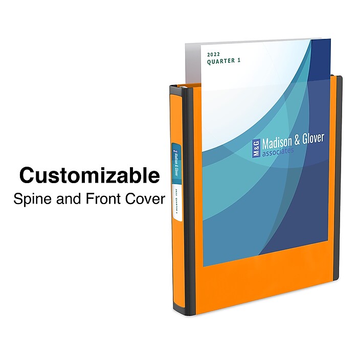 1" Staples Better View Binder With D-Rings Blue 648823