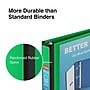Staples 1 1/2" 3-Ring Better Binder, D-Ring, Green (19059)~#|#~s1214068_sc7