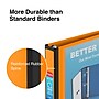 Staples Heavy Duty 1 1/2" 3-Ring Better Binder, D-Ring, Orange (ST55857-CC)~#|#~s1214070_sc7