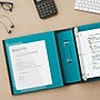 Staples Heavy Duty 2" 3-Ring Better Binder, D-Ring, Teal (ST55875-CC)~#|#~s1214200_sc7