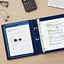 Staples Heavy Duty 1 1/2" 3-Ring Better Binder, D-Ring, Navy (ST55855-CC)~#|#~s1214201_sc7