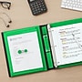 Staples 1 1/2" 3-Ring Better Binder, D-Ring, Green (19059)~#|#~s1214289_sc7