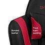 Emerge Vartan Bonded Leather Gaming Chair, Black/Red (53241V)~#|#~s1214381_sc7