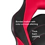 Staples Emerge Vortex Bonded Leather Ergonomic Gaming Chair, Black and Red (51465-CC)~#|#~s1214414_sc7