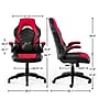Staples Emerge Vortex Bonded Leather Ergonomic Gaming Chair, Black and Red (51465-CC)~#|#~s1214415_sc7