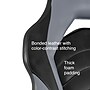 Staples Emerge Vortex Bonded Leather Ergonomic Gaming Chair, Black and Gray (52503)~#|#~s1214416_sc7
