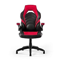 Staples Emerge Vortex Bonded Leather Gaming Chair (Black / Red)