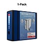 Staples 5" 3-Ring Better Binder, D-Ring, Navy Blue (27925)~#|#~s1214448_sc7