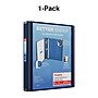 Staples Heavy Duty 1" 3-Ring Better Binder, D-Ring, Navy Blue (ST55839-CC)~#|#~s1214502_sc7