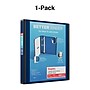 Staples Heavy Duty 1 1/2" 3-Ring Better Binder, D-Ring, Navy (ST55855-CC)~#|#~s1214506_sc7