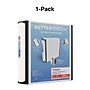 Staples Heavy Duty 3" 3-Ring Better Binder, D-Ring, White (ST55887-CC)~#|#~s1214517_sc7