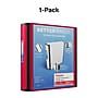 Staples 2" 3-Ring Better Binder, D-Ring, Red (18368)~#|#~s1214539_sc7