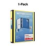 Staples 1" 3-Ring Better Binder, D-Ring, Yellow (19064)~#|#~s1214542_sc7