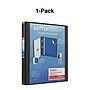 Staples Heavy Duty 1" 3-Ring Better Binder, D-Ring, Black (ST55838-CC)~#|#~s1214550_sc7
