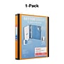 Staples Heavy Duty 1" 3-Ring Better Binder, D-Ring, Orange (ST55841-CC)~#|#~s1214568_sc7