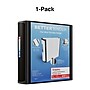 Staples Heavy Duty 3" 3-Ring Better Binder, D-Ring, Black (ST55888-CC)~#|#~s1214580_sc7