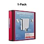 Staples Heavy Duty 3" 3-Ring Better Binder, D-Ring, Red (ST55893-CC)~#|#~s1214587_sc7