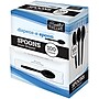 Berkley Square Dispens-a-Spoon Plastic Tea Spoon, Medium-Weight, Black, 100/Box (1223003)~#|#~s1215071_sc7